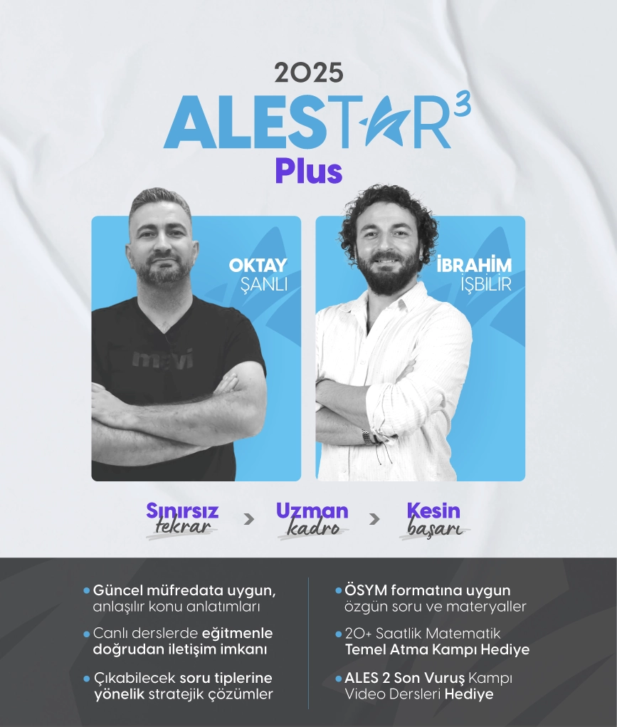 2025 ALES Plus Online Eğitim Paketi