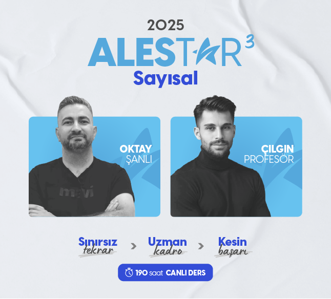 ALES Sayısal Konu Anlatımı ve Soru Çözüm