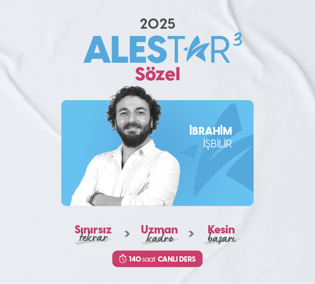 ALES Sözel Konu Anlatımı ve Soru Çözüm