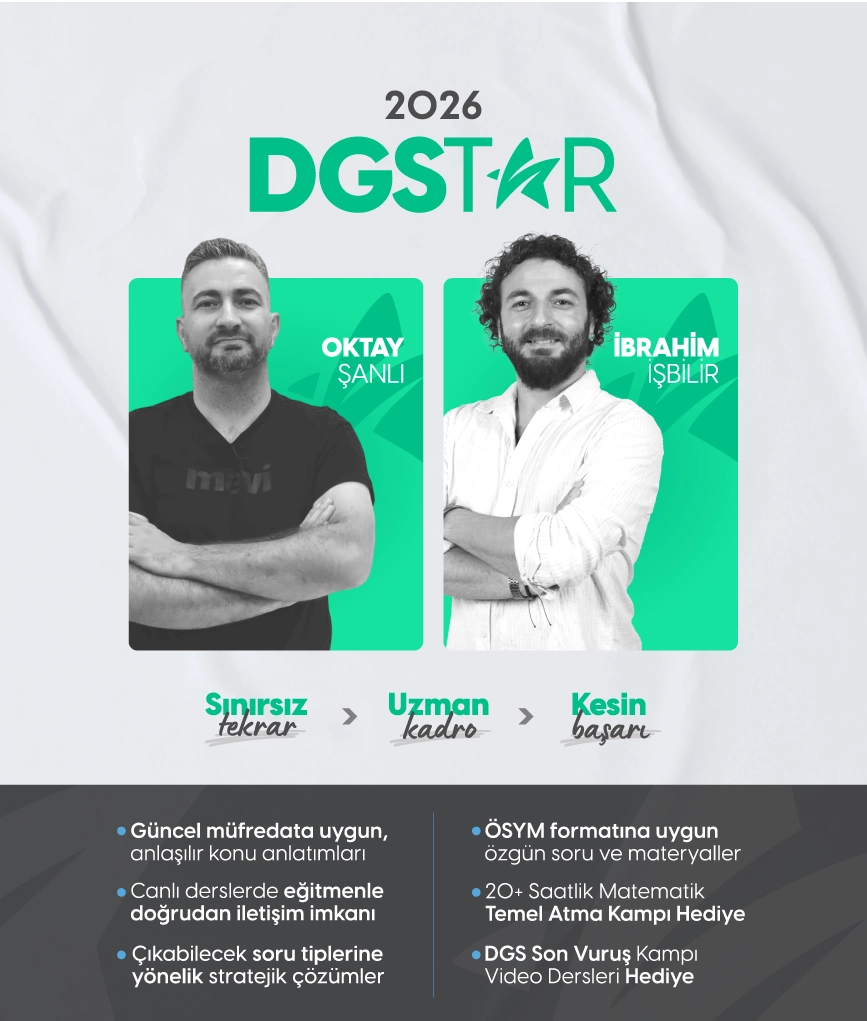 2026 DGS Plus Online Eğitim Paketi