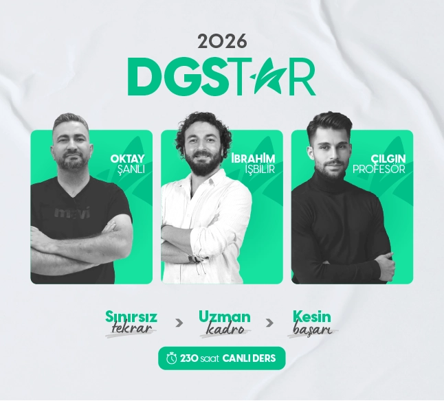 DGS Plus Konu Anlatım ve Soru Çözüm Eğitim Paketi
