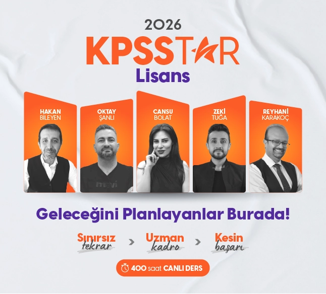 KPSS / GYGK Lisans Genel Yetenek Genel Kültür