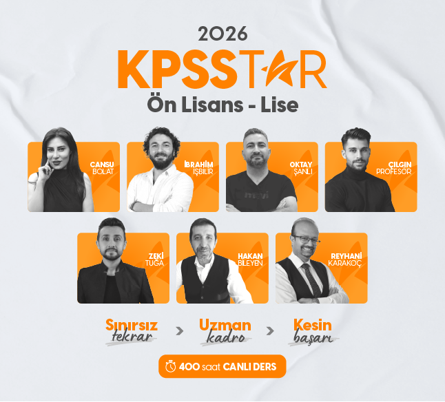 KPSS / GYGK Ön Lisans - Lise Genel Yetenek Genel Kültür